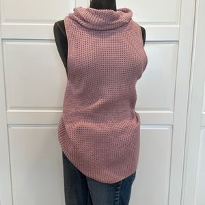 Women's Medium SONOMA Goods for Life Sleeveless Cowl Tunic Waffle Knit  NWT